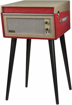 Retro-Plattenspieler Crosley CR6233A Bermuda Vintage Red - 3