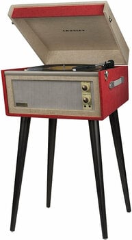 Retro-Plattenspieler Crosley CR6233A Bermuda Vintage Red - 4