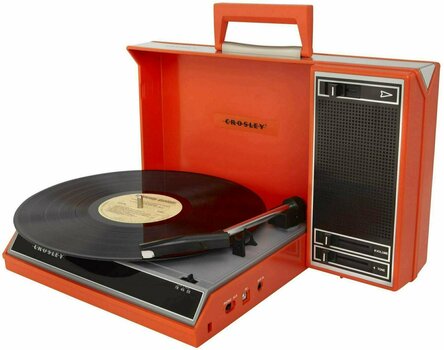 Portable turntable
 Crosley CR6016A Spinnerette Red - 4