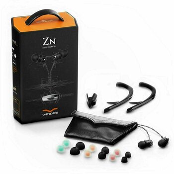 En la oreja los auriculares V-Moda ZN 1-Button Negro - 2