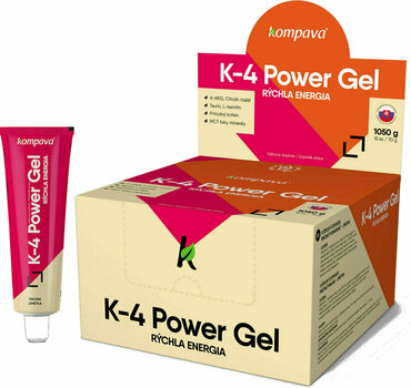 Gel Kompava K4-Power gel Raspberry/Lime 15 x 70 g Gel - 3