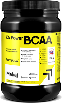 Aminokyseliny / BCAA Kompava K4 Power BCAA 4:1:1 Kivi 400 g Aminokyseliny / BCAA - 2