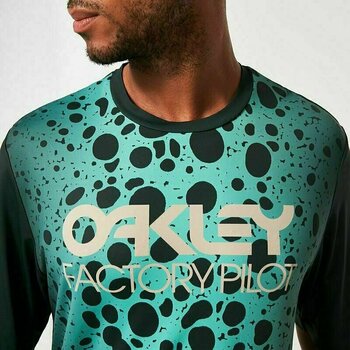 Cyklodres/ tričko Oakley Maven RC SS Jersey Dres Green Frog M - 5