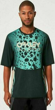 Cyklodres/ tričko Oakley Maven RC SS Jersey Dres Green Frog XL - 9