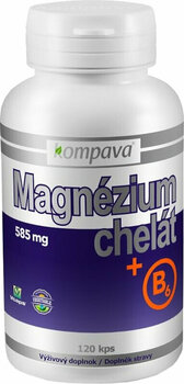 Kalcij, magnezij, cink Kompava Magnesium Chelate 120 Capsules Kalcij, magnezij, cink - 2