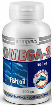 Omega-3 fettsyror Kompava Omega-3 100 Capsules Omega-3 fettsyror - 2