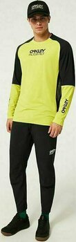 Mez kerékpározáshoz Oakley Factory Pilot MTB LS Jersey II Dzsörzi Black/Sulphur L - 8