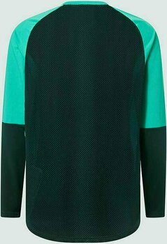 Cyklo-Dres Oakley Factory Pilot MTB LS Jersey II Dres Hunter Green M - 2