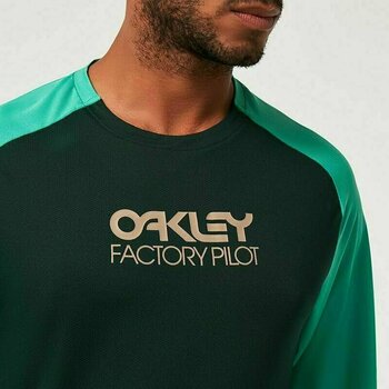 Cyklo-Dres Oakley Factory Pilot MTB LS Jersey II Dres Hunter Green M - 6