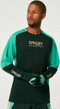 Mez kerékpározáshoz Oakley Factory Pilot MTB LS Jersey II Dzsörzi Hunter Green L - 9