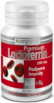 Vícesložkový protein Kompava Premium Lactoferrin 30 Capsules Vícesložkový protein - 2