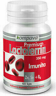Białko wieloskładnikowe Kompava Premium Lactoferrin 60 Capsules Białko wieloskładnikowe - 2