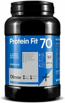 Viaczložkový proteín Kompava ProteinFit 70 Banán 2000 g Viaczložkový proteín - 2