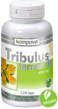 Booster de testostérone Kompava Tribulus Terrestris 120 Capsules Booster de testostérone - 2