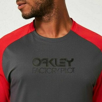 Odzież kolarska / koszulka Oakley Factory Pilot MTB LS Jersey II Golf Uniform Gray M - 6