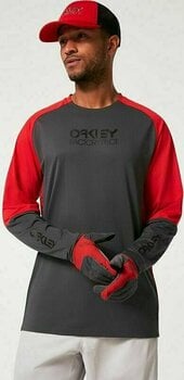 Cykeltröja Oakley Factory Pilot MTB LS Jersey II Jersey Uniform Gray M - 10