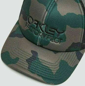 Cyklistická čiapka Oakley Factory Pilot Trucker Hat B1B Camo Hunter UNI Šiltovka - 3