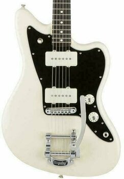 Elektrická gitara Fender LTD American Special Jazzmaster Bigsby Olympic White - 7