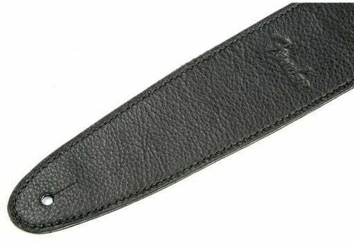 Leather guitar strap Fender 2,5'' Artisan Crafted Leather guitar strap Black - 2