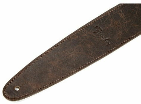 Leather guitar strap Fender 2,5'' Artisan Crafted Leather guitar strap Brown - 2