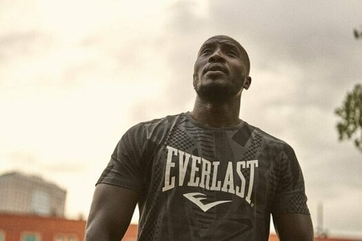 Fitness tričko Everlast Randall Mens T-Shirt All Over Black S Fitness tričko - 9