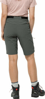 Pantalones cortos para exteriores Jack Wolfskin Ziegspitz Shorts W Slate Green S Pantalones cortos para exteriores - 3