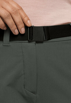 Pantalones cortos para exteriores Jack Wolfskin Ziegspitz Shorts W Slate Green S Pantalones cortos para exteriores - 4
