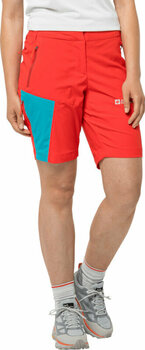Outdoorshorts Jack Wolfskin Glastal Shorts W Tango Orange S-M Outdoorshorts - 2