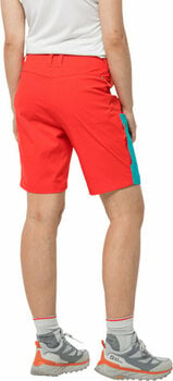 Outdoorové šortky Jack Wolfskin Glastal Shorts W Tango Orange S-M Outdoorové šortky - 3