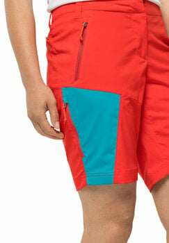 Outdoorové šortky Jack Wolfskin Glastal Shorts W Tango Orange S-M Outdoorové šortky - 4