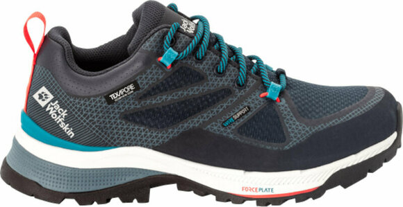 Womens Outdoor Shoes Jack Wolfskin Force Striker Texapore Low W Dark Blue/Blue 37,5 Womens Outdoor Shoes - 2