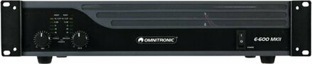 Preamp/Rack Amplifier Omnitronic E-600 MKII - 3