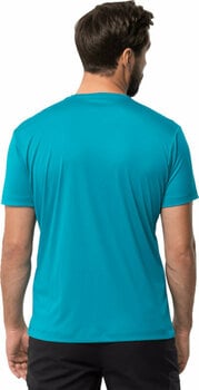 Camisa para exteriores Jack Wolfskin Peak Graphic T M Everest Blue L Camiseta - 3