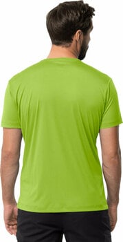 Majica na prostem Jack Wolfskin Peak Graphic T M Fresh Green M Majica s kratkimi rokavi - 3