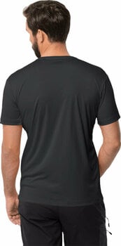 Тениска Jack Wolfskin Peak Graphic T M Phantom XL Тениска - 3
