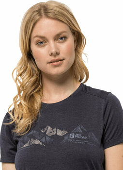 Outdoor T-shirt Jack Wolfskin Crosstrail Graphic T W Grafiet XS Outdoor T-shirt - 4