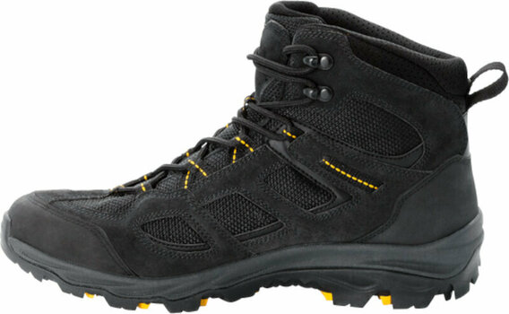 Mens Outdoor Shoes Jack Wolfskin Vojo 3 Texapore Mid M Black/Burly Yellow 41 Mens Outdoor Shoes - 4