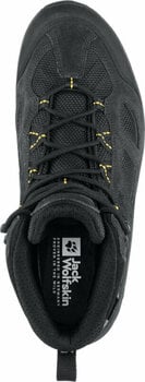 Mens Outdoor Shoes Jack Wolfskin Vojo 3 Texapore Mid M Black/Burly Yellow 42 Mens Outdoor Shoes - 5