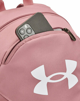 Lifestyle Backpack / Bag Under Armour UA Hustle Lite Backpack Pink Elixir/White 24 L Backpack - 3