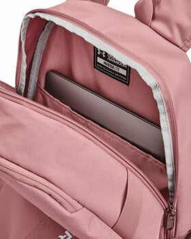 Lifestyle Backpack / Bag Under Armour UA Hustle Lite Backpack Pink Elixir/White 24 L Backpack - 4