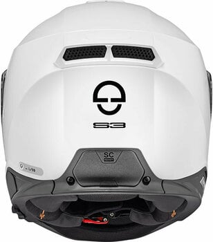 Bukósisak Schuberth S3 Glossy White L Bukósisak - 4