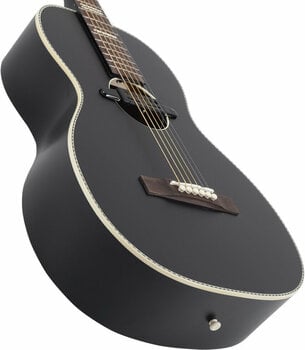 Elektroakustická kytara Recording King RPS-7-E-MBK Black Satin - 4