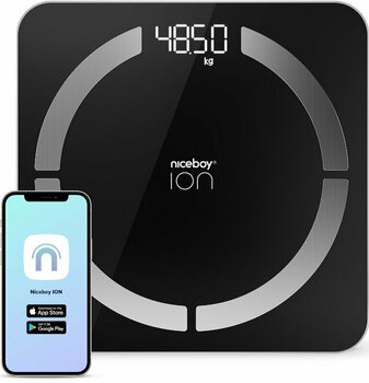 Smart Ζυγαριά Niceboy ION SmartScale Black Μαύρο χρώμα Smart Ζυγαριά - 2