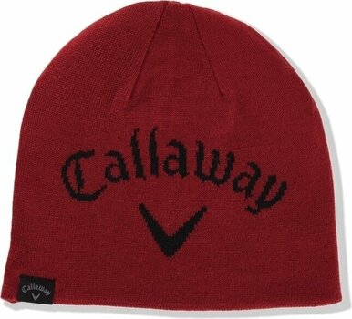Winter Hut Callaway Tour Authentic Reversible Beanie Cardinal Red - 3