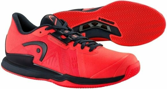 Chaussures de tennis pour hommes Head Sprint Pro 3.5 Clay Men Fiery Coral/Blueberry 46 Chaussures de tennis pour hommes - 3