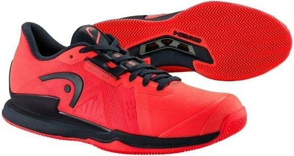 Мъжки обувки за тенис Head Sprint Pro 3.5 Clay Men Fiery Coral/Blueberry 45 Мъжки обувки за тенис - 3