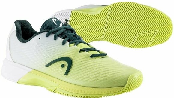 Pánské tenisové boty Head Revolt Pro 4.0 Clay Men Light Green/White 46 Pánské tenisové boty - 4