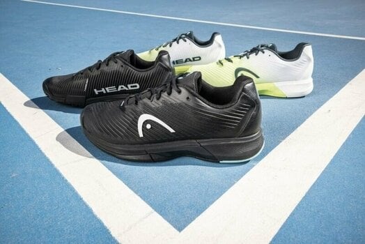 Férfi tenisz cipők Head Revolt Pro 4.0 Men Black/Teal 46 Férfi tenisz cipők - 5