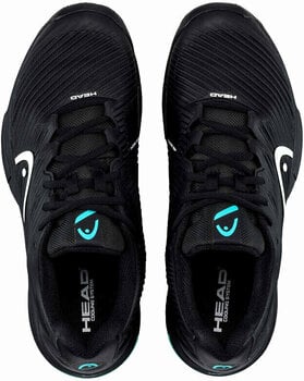 Мъжки обувки за тенис Head Revolt Pro 4.0 Men Black/Teal 45 Мъжки обувки за тенис - 3