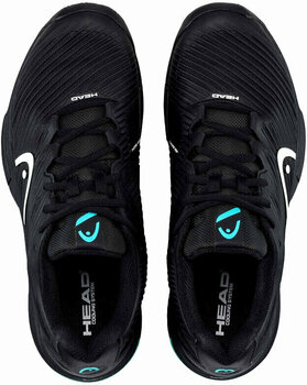 Men´s Tennis Shoes Head Revolt Pro 4.0 Men Black/Teal 44,5 Men´s Tennis Shoes - 3